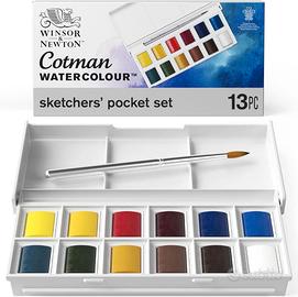 Winsor & Newton Set di Pittura Ad Acquerello