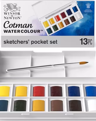 Winsor & Newton Set di Pittura Ad Acquerello