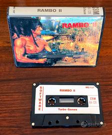 COMMODORE 64 RAMBO II C64 C128 CBM GIOCO