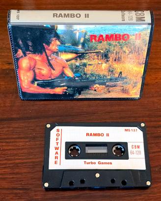 COMMODORE 64 RAMBO II C64 C128 CBM GIOCO