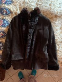 giacca con pellicciotto in visone