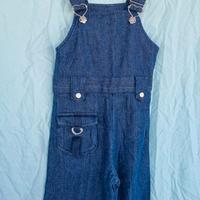 Salopette Intera Lunga Jeans Bretelle Regolabili