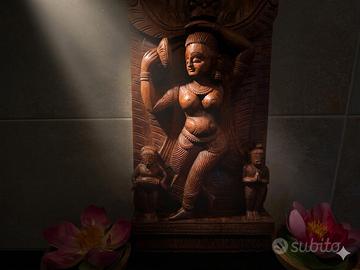 Pannello Intaglio Indiano Apsara