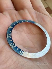 Inserto ghiera Rolex GMT fat font red back ghost