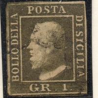 ASI403 - SICILIA , 1 grano usato .Firma RAYBAUDI .