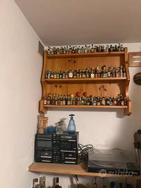 Collezione di bottiglie mignon