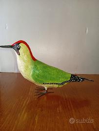 Scultura Picchio verde 