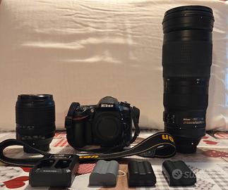 Pacchetto Nikon Reflex D7100, Obiettivi e batterie