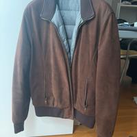 Giubbotto bomber rennino Volfagli in pelle