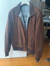 Giubbotto bomber rennino Volfagli in pelle