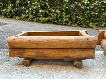 Fioriere in legno