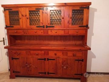 credenza legno massello pino di Svezia 