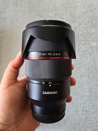 obiettivo Samyang 24-70 sony