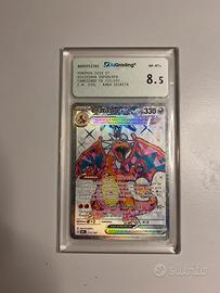 Charizard ex OBF 215 ita AiGrading 8,5 mint