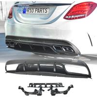 DIFFUSORE MERCEDES CLASSE C W205 15-21 LOOK C63 ED