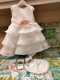 Vestito battesimo o cerimonia bimba 9 mesi