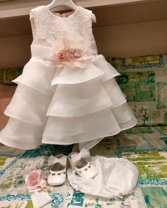 Vestito battesimo o cerimonia bimba 9 mesi