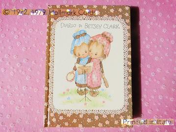 VINTAGE 1980 Betsey Clark DIARIO scuola collezione