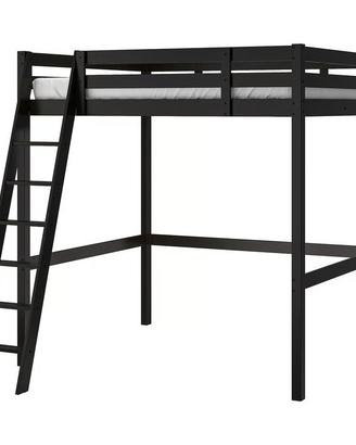 Letto matrimoniale a soppalco IKEA  + materasso