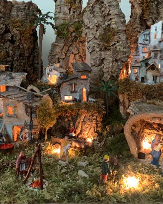 Presepe Artigianale 90x60 H.55