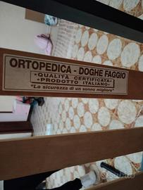 Rete Matrimoniale Ortopedica a Doghe in Faggio