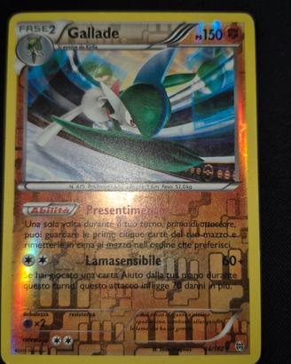carta pokemon gallade olografica 