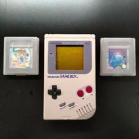 Nintendo Game Boy DMG 001 + 2 Giochi x ALBERTO