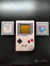 Nintendo Game Boy DMG 001 + 2 Giochi x ALBERTO