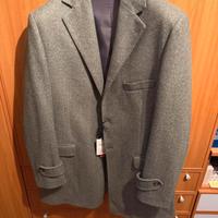 Cappotto Spigato Grigio Nuovo