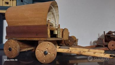carretto di legno 