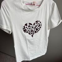 T-shirt cuore Lokita Tg. S