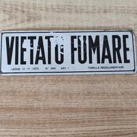 Cartelli alluminio vintage