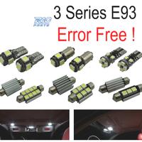 KIT 18 LAMPADE LED INTERNE BMW SERIE 3 E93 CABRIO 