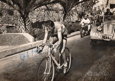 FAUSTO COPPI 3 cartoline 2 autografate ORIGINALI