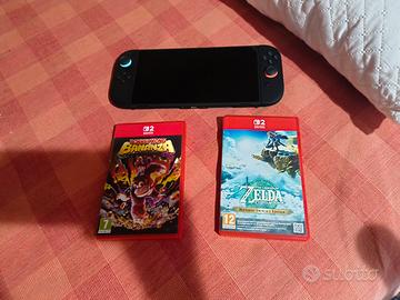 switch 2 con bananza e Zelda totk