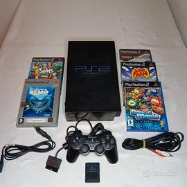 Console PlayStation 2 (PS2) Fat + 5 Giochi