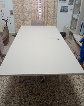 tavolo apri e chiudi legno massello
