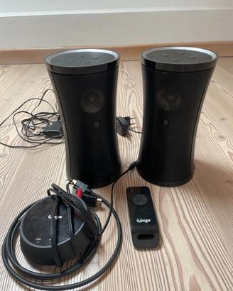 Coppia Casse stereo Vega con cavi - Audio Tv/Hi-Fi