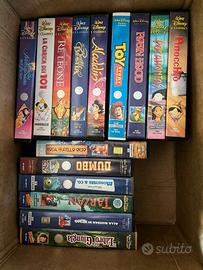lotto 40 VHS Disney edizioni originali 