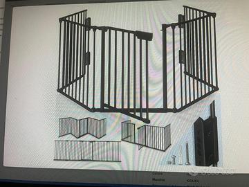 Barriera di sicurezza Kiduku 240 cm