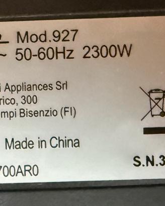 Forno pizza ariete doppia piastra