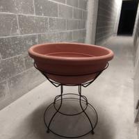 CIOTOLA DA 60 CM NAXOS con supporto in
ferro