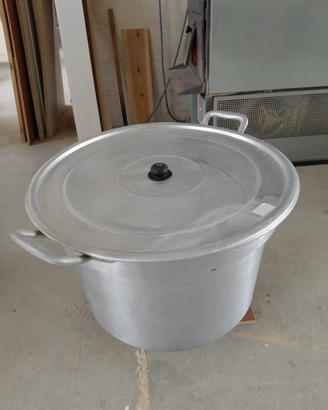 TEGAME/ PENTOLONE IN ALLUMINIO  DIAM. 75 CM