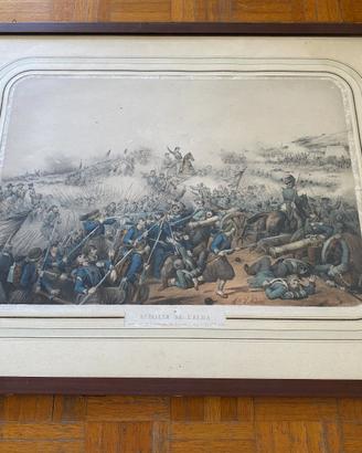 Stampa antica BATAILLE DE L’ALMA