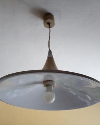 Lampadario smaltato cappello strega vintage