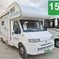 CAMPER ADRIA DUCATO MANSARDATO 6 POSTI DINETTE LET