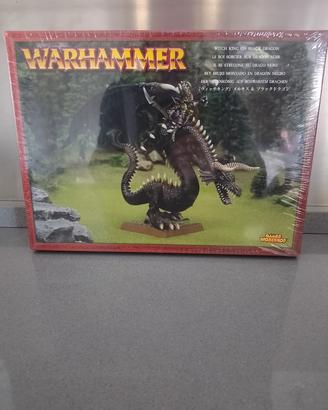 re stregone su drago nero Warhammer 