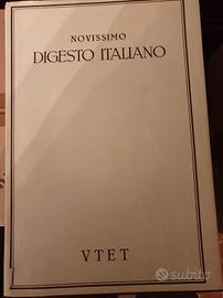 Novissimo digesto Italiano con Appendice
