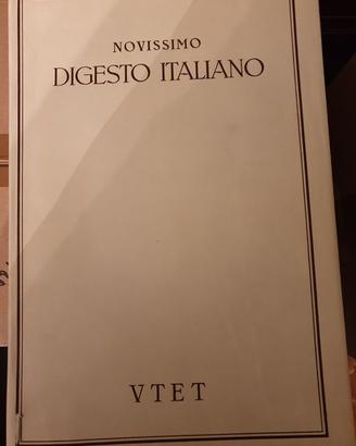 Novissimo digesto Italiano con Appendice