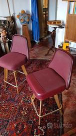 Coppia di sgabelli vintage USA anni 70/80